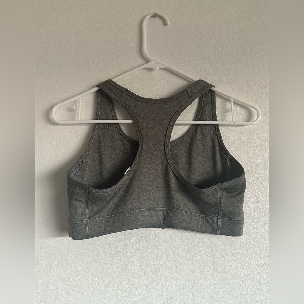 Nike Dri Fit Racerback Sports Bra Gray Size Medium - Picture 4 of 6